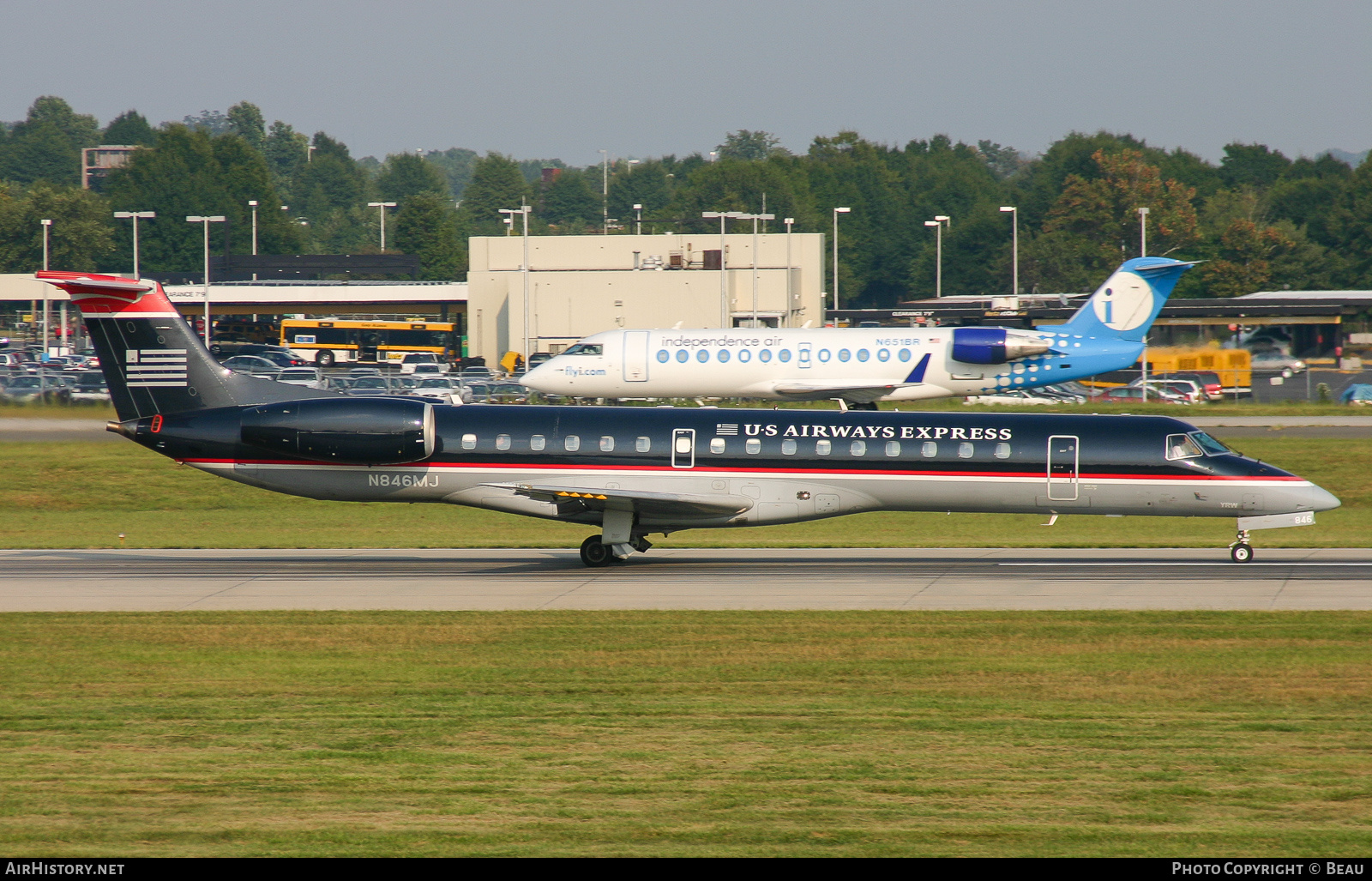 Aircraft Photo of N846MJ | Embraer ERJ-145LR (EMB-145LR) | US Airways Express | AirHistory.net #606355