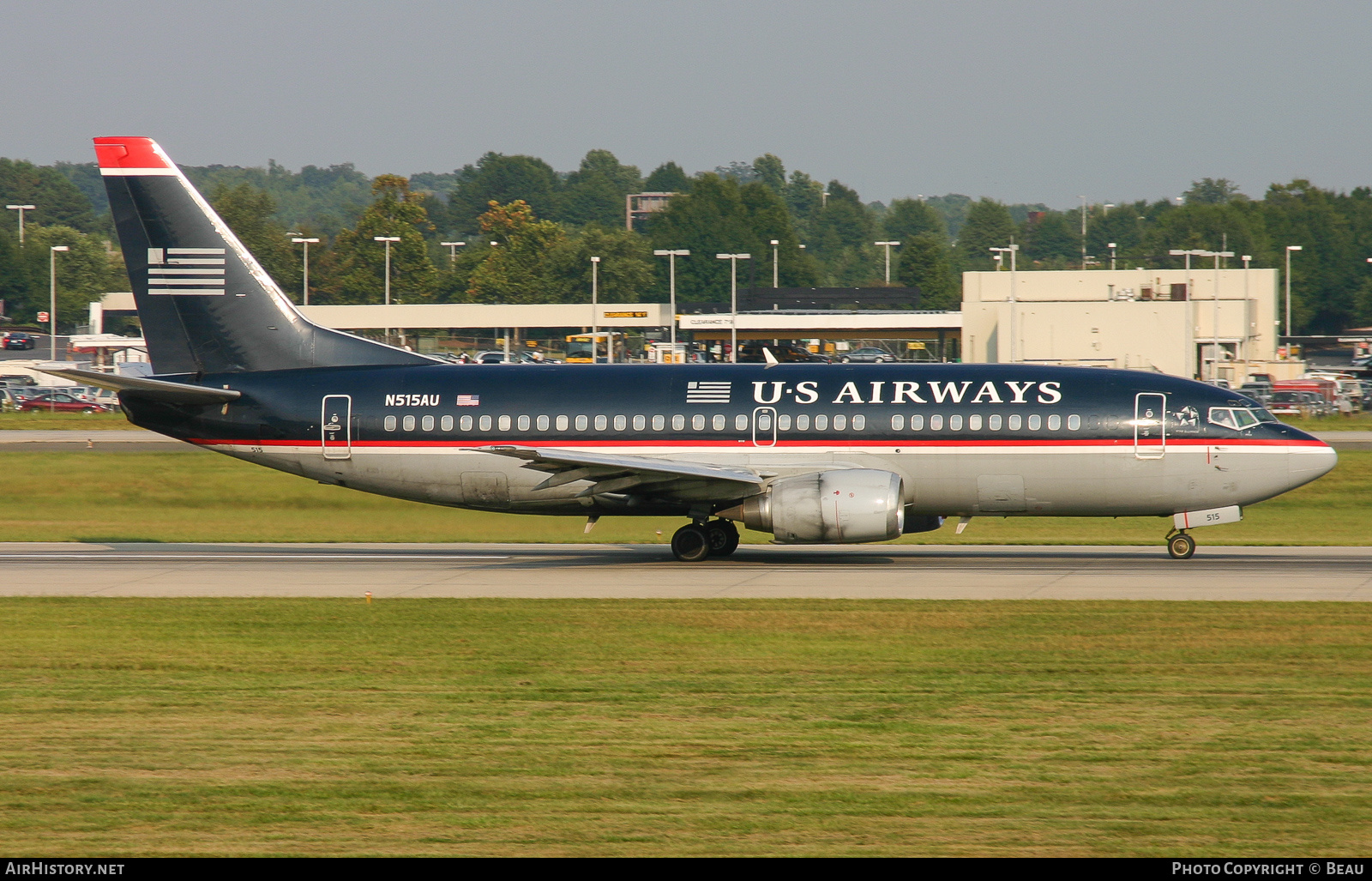 Aircraft Photo of N515AU | Boeing 737-3B7 | US Airways | AirHistory.net #606367