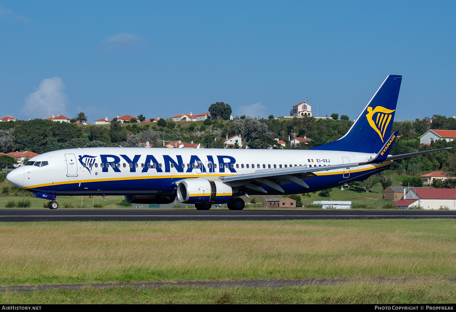 Aircraft Photo of EI-GXJ | Boeing 737-800 | Ryanair | AirHistory.net #606388