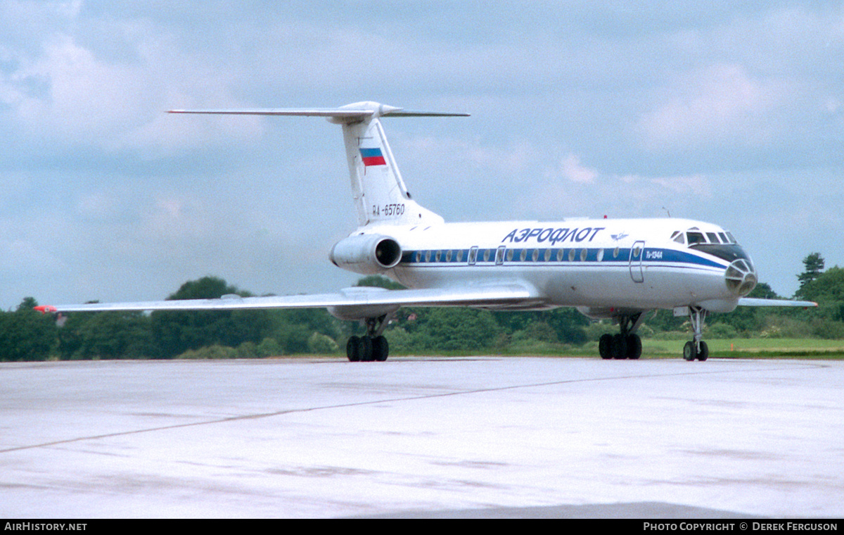 Aircraft Photo of RA-65760 | Tupolev Tu-134A | Aeroflot | AirHistory.net #606420