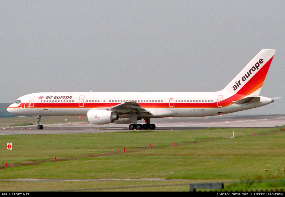 Aircraft Photo of G-BPGW | Boeing 757-236 | Air Europe | AirHistory.net #606432