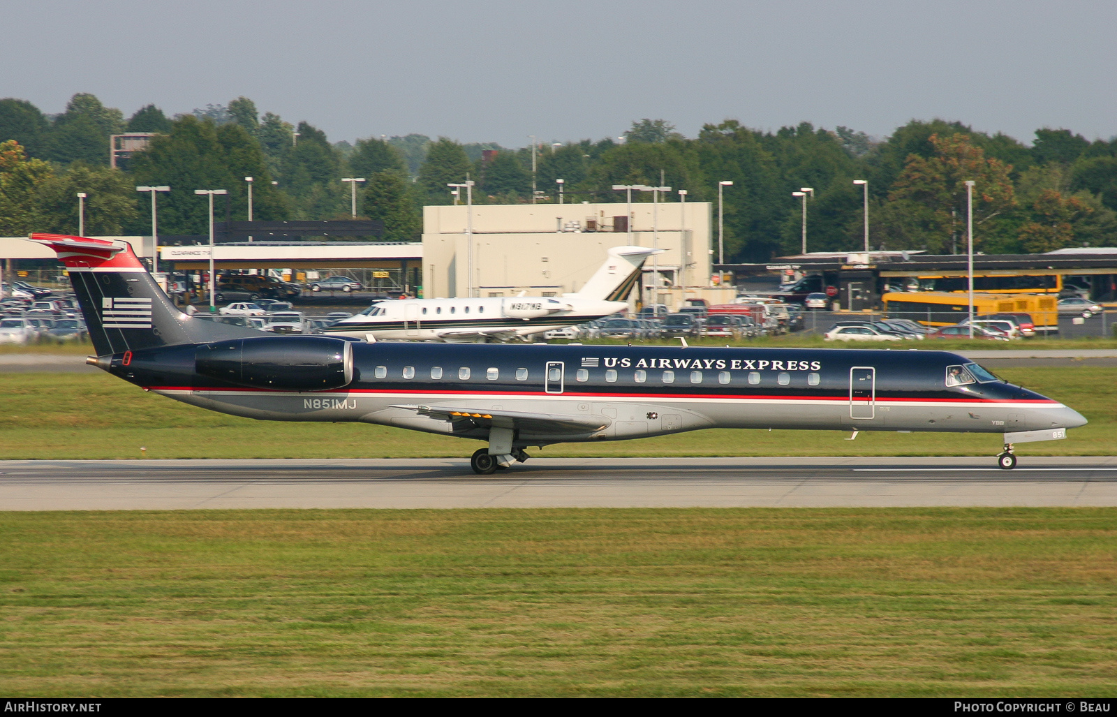 Aircraft Photo of N851MJ | Embraer ERJ-145LR (EMB-145LR) | US Airways Express | AirHistory.net #606450