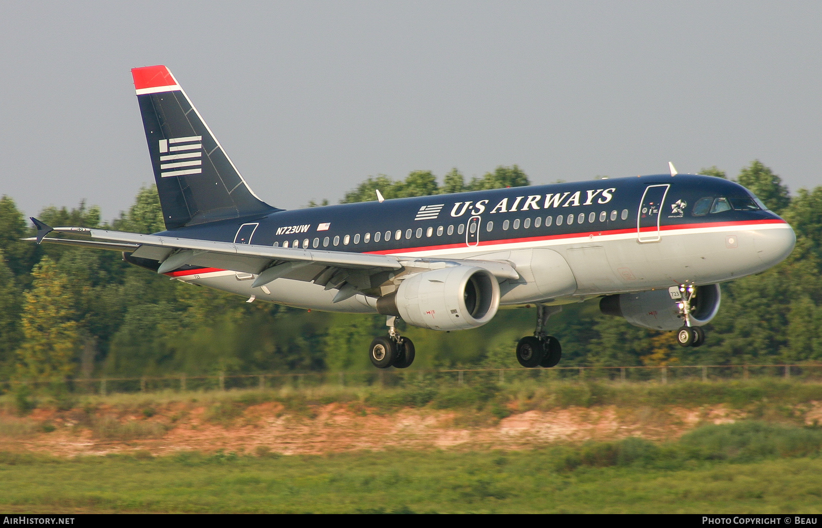 Aircraft Photo of N723UW | Airbus A319-112 | US Airways | AirHistory.net #606459