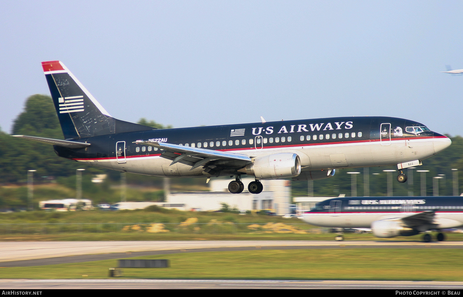 Aircraft Photo of N522AU | Boeing 737-3B7 | US Airways | AirHistory.net #606465