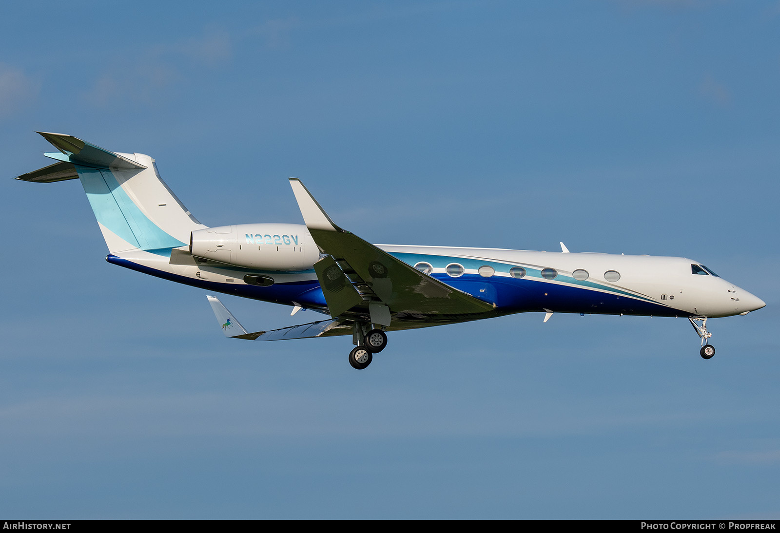 Aircraft Photo of N222GV Gulfstream Aerospace GVSP Gulfstream G550