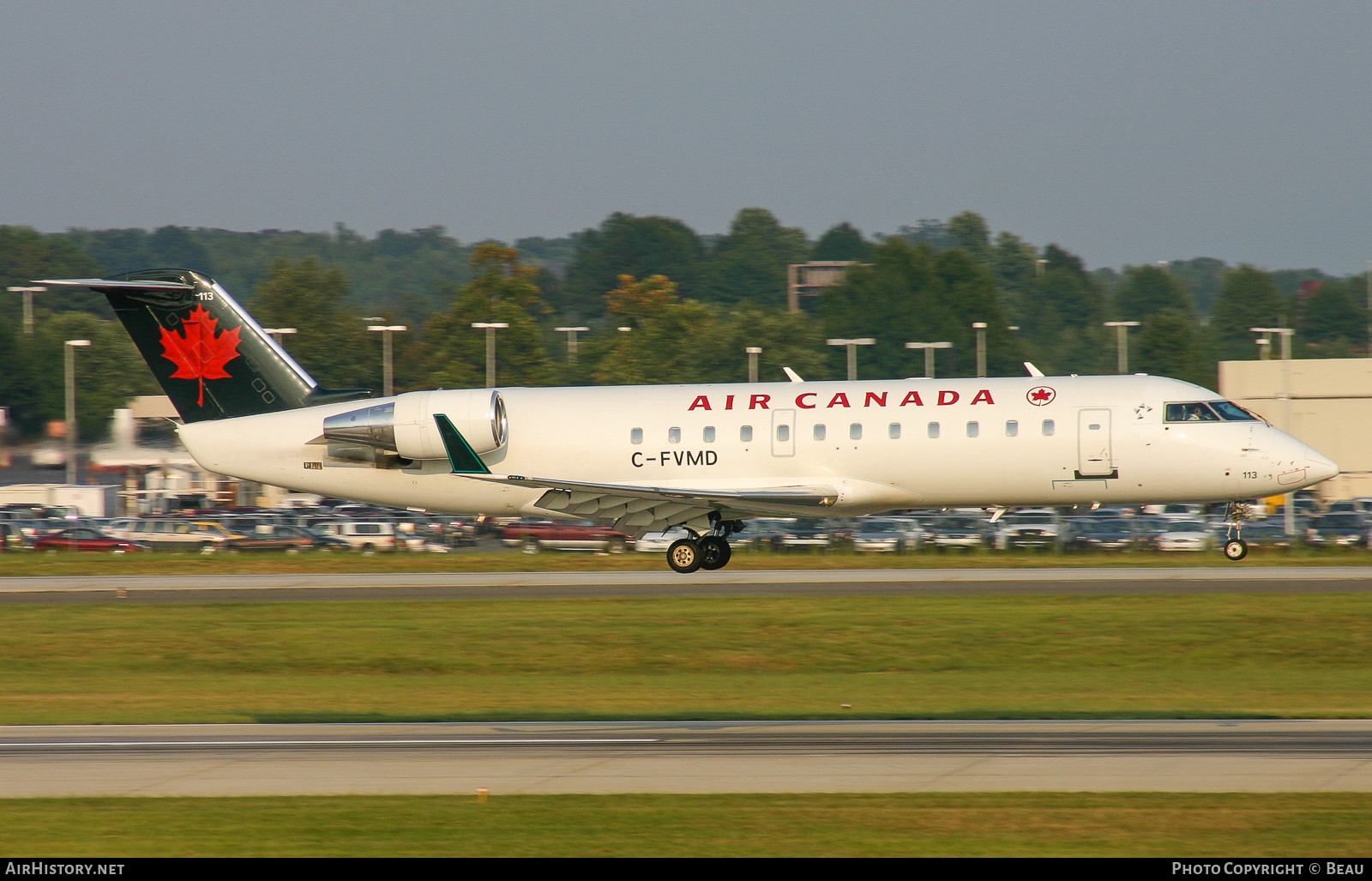 Aircraft Photo of C-FVMD | Canadair CRJ-100ER (CL-600-2B19) | Air Canada | AirHistory.net #606525