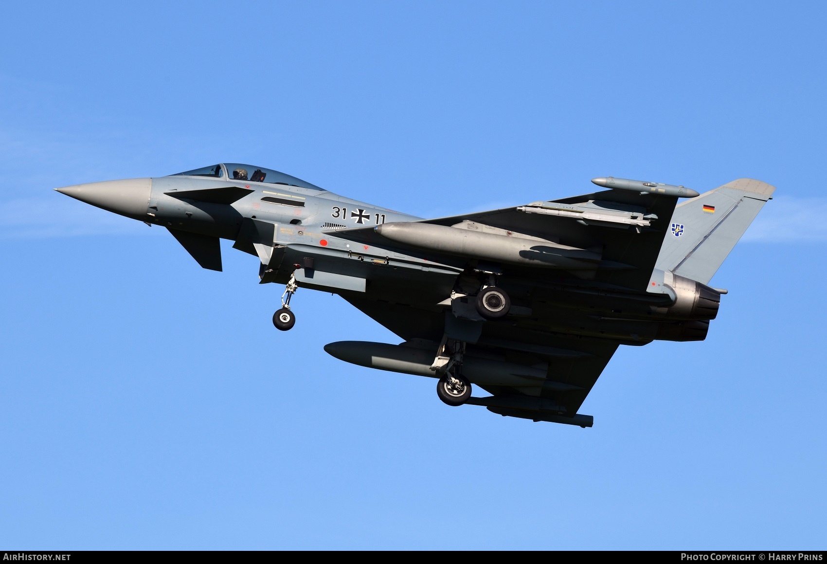 Aircraft Photo of 3111 | Eurofighter EF-2000 Typhoon S | Germany - Air Force | AirHistory.net #606527