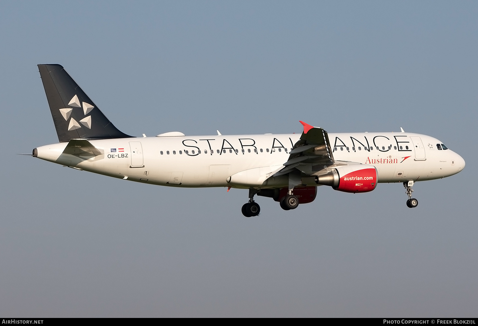 Aircraft Photo of OE-LBZ | Airbus A320-214 | Austrian Airlines | AirHistory.net #606528