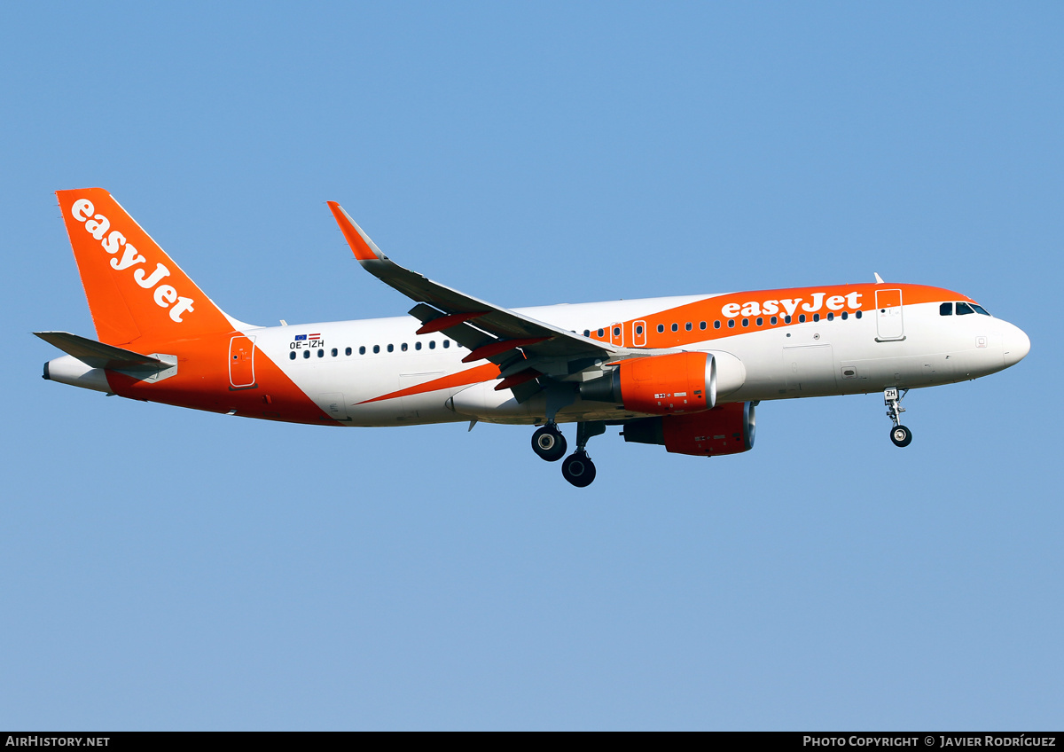 Aircraft Photo of OE-IZH | Airbus A320-214 | EasyJet | AirHistory.net #606564