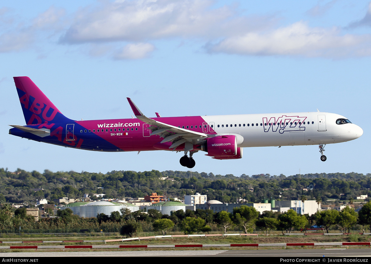Aircraft Photo of 9H-WDW | Airbus A321-271NX | Wizz Air | AirHistory.net #606569