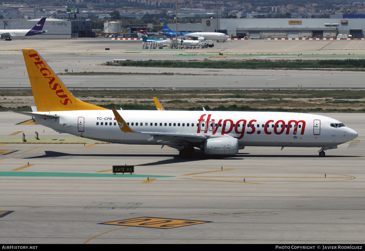Aircraft Photo of TC-CPB | Boeing 737-82R | Pegasus Airlines | AirHistory.net #606578