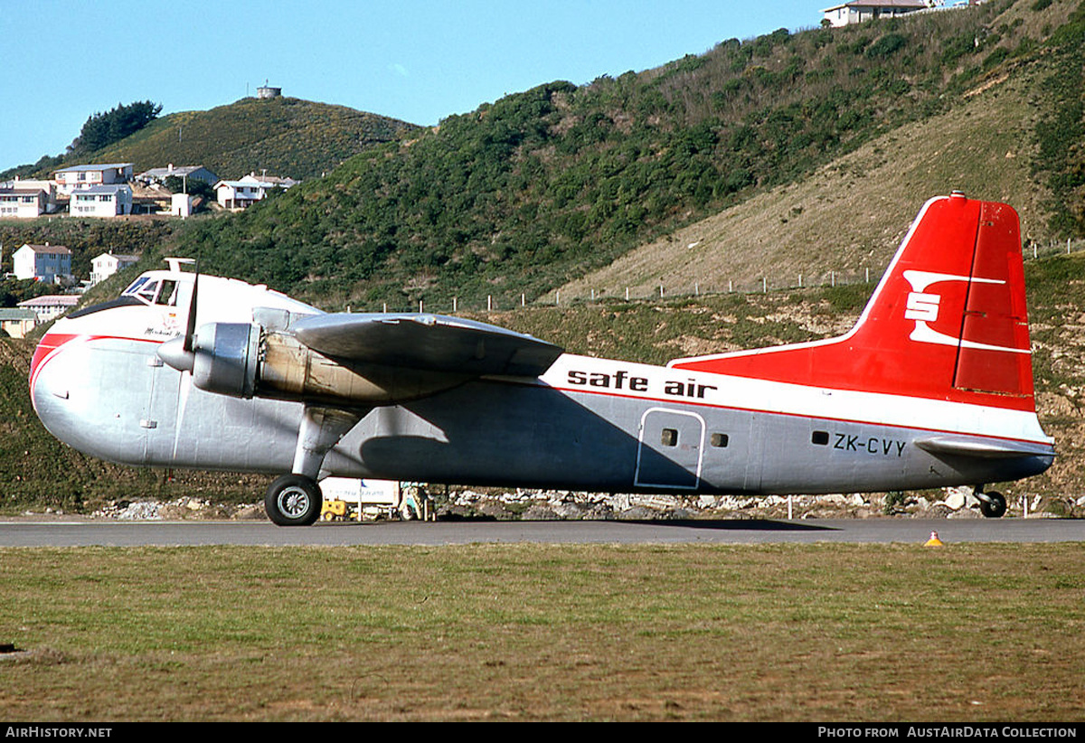 Aircraft Photo of ZK-CVY | Bristol 170 Freighter Mk31E | SAFE Air - Straits Air Freight Express | AirHistory.net #606586