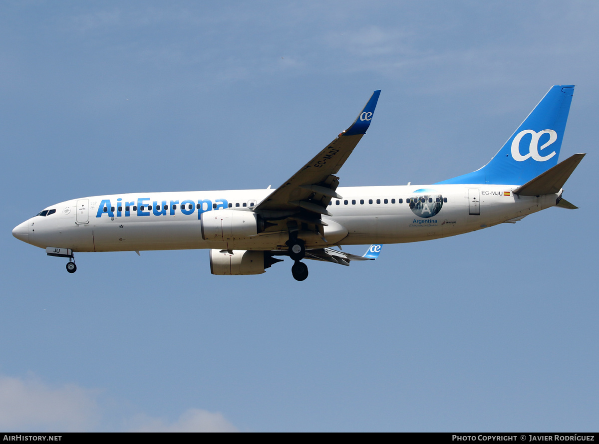 Aircraft Photo of EC-MJU | Boeing 737-85P | Air Europa | AirHistory.net #606590