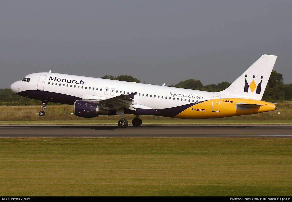 Aircraft Photo of G-MONX | Airbus A320-212 | Monarch Airlines | AirHistory.net #606604