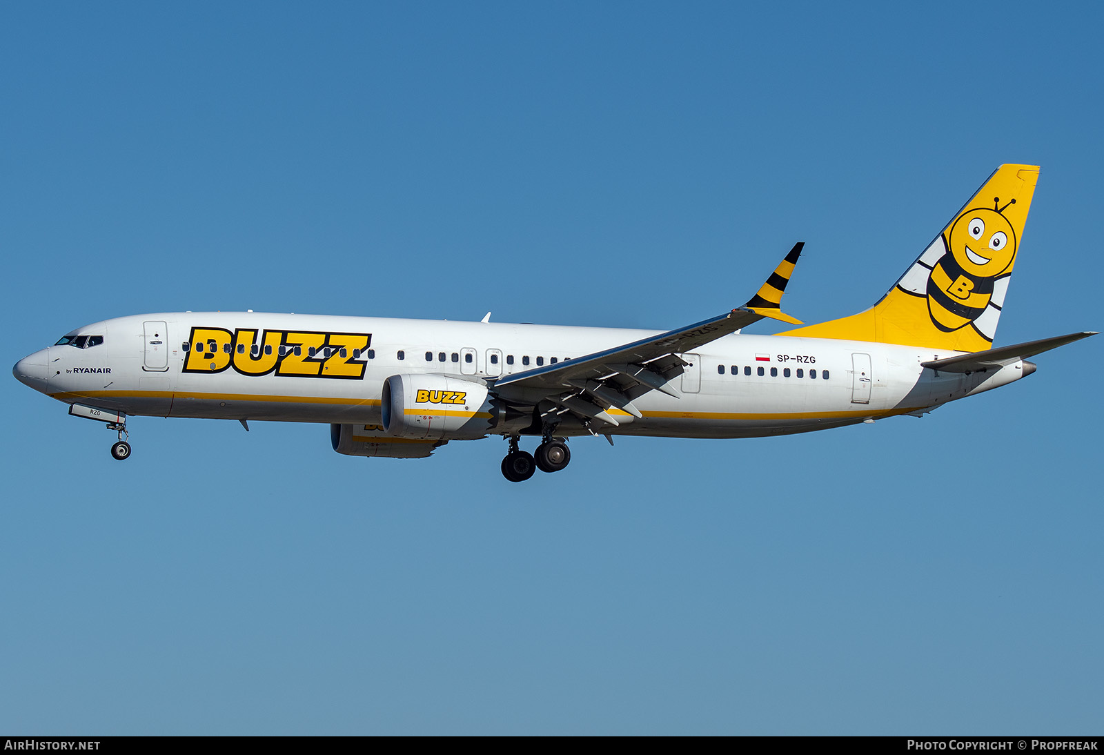 Aircraft Photo of SP-RZG | Boeing 737-8200 Max 200 | Buzz | AirHistory.net #606612