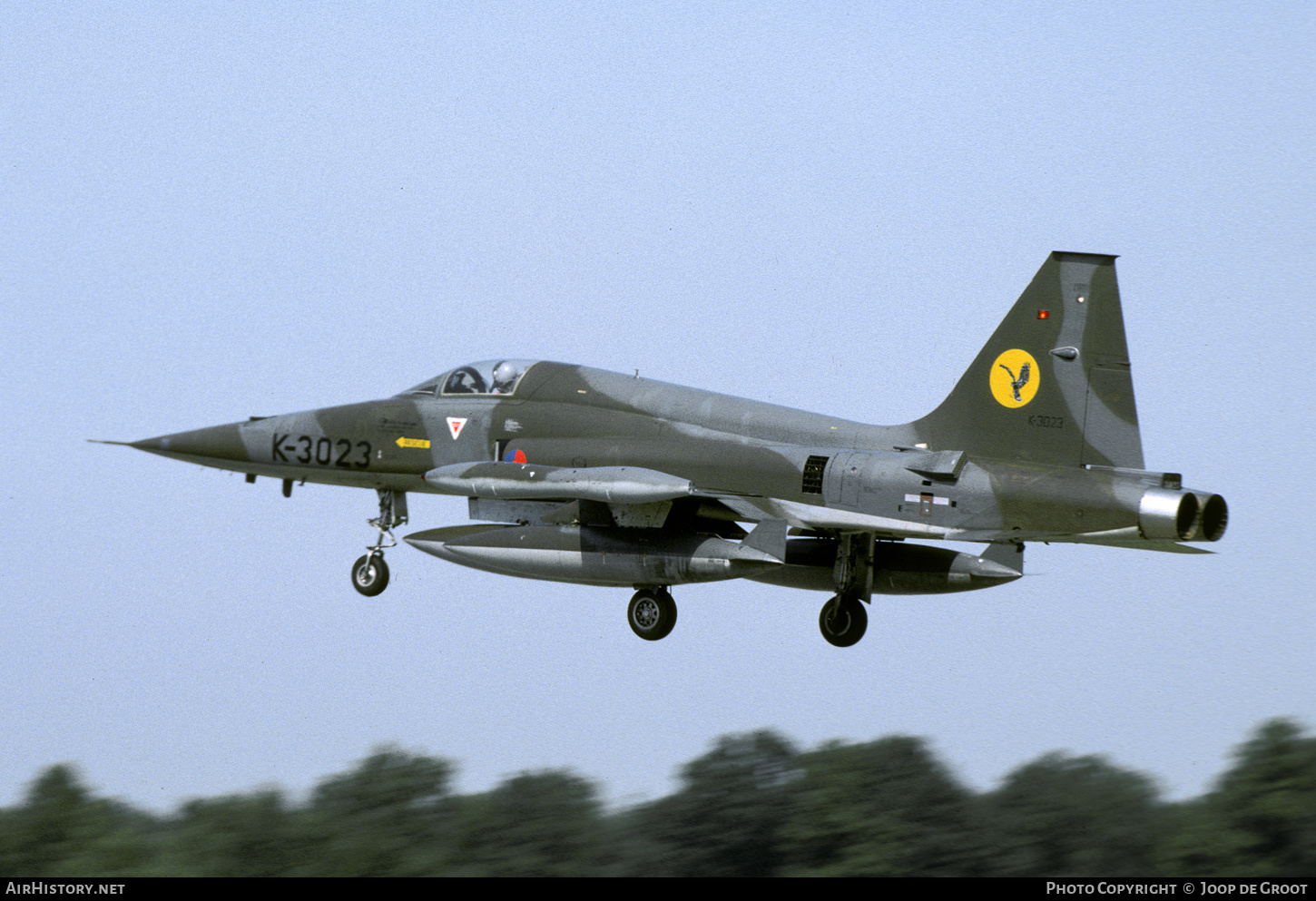 Aircraft Photo of K-3023 | Canadair NF-5A | Netherlands - Air Force | AirHistory.net #606637