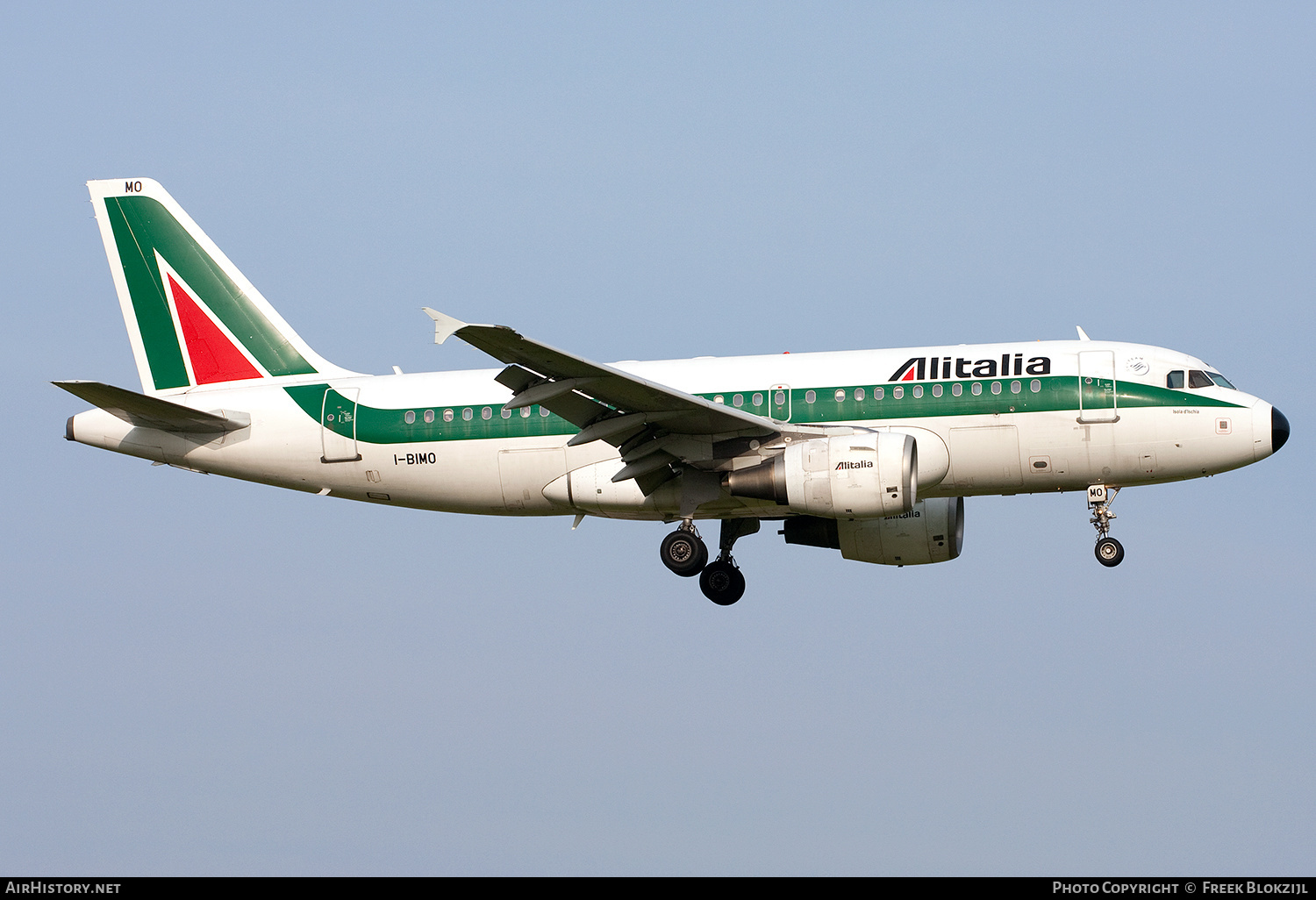 Aircraft Photo of I-BIMO | Airbus A319-112 | Alitalia | AirHistory.net #606692