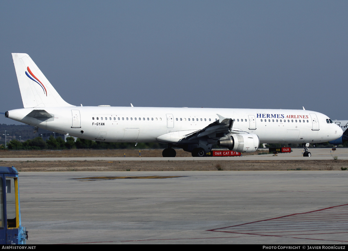 Aircraft Photo of F-GYAN | Airbus A321-111 | Hermes Airlines | AirHistory.net #606741