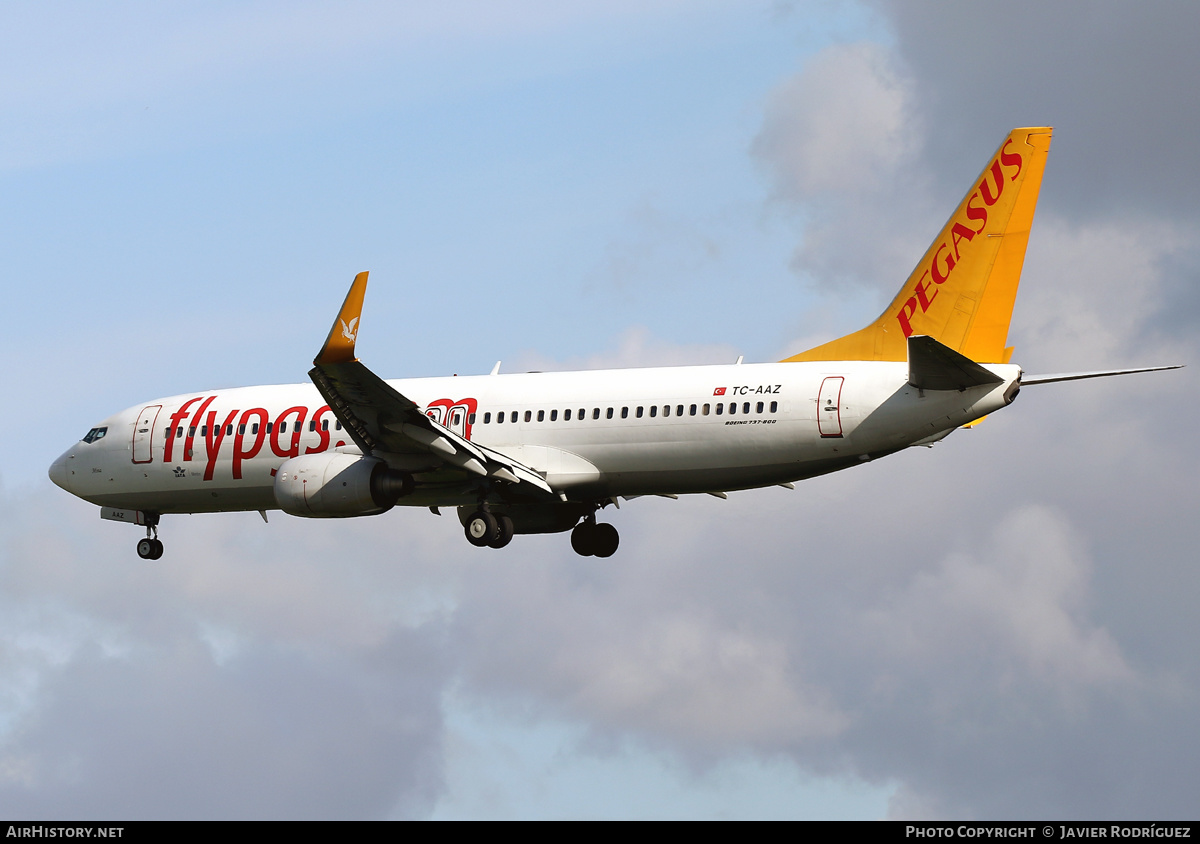 Aircraft Photo of TC-AAZ | Boeing 737-82R | Pegasus Airlines | AirHistory.net #606749
