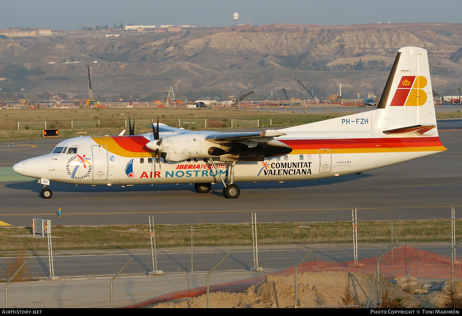 Aircraft Photo of PH-FZH | Fokker 50 | Air Nostrum | AirHistory.net #606786