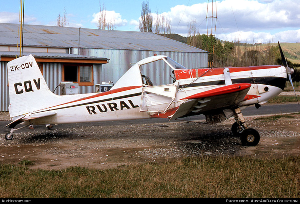 Aircraft Photo of ZK-CQV / CQV | Cessna A188 AgWagon 300 | Rural Air Services | AirHistory.net #606800