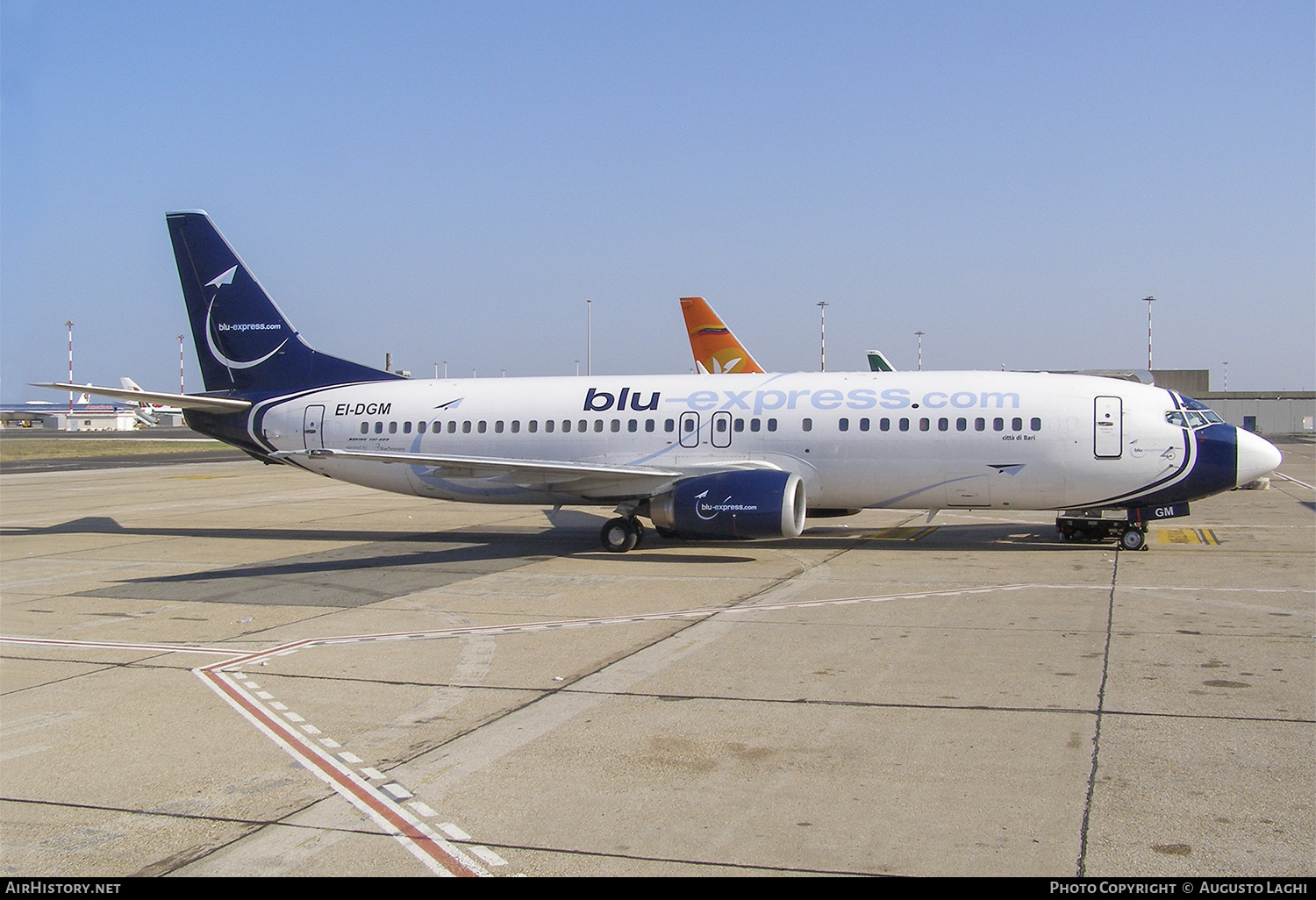 Aircraft Photo of EI-DGM | Boeing 737-4C9 | Blu-Express | AirHistory.net #606853