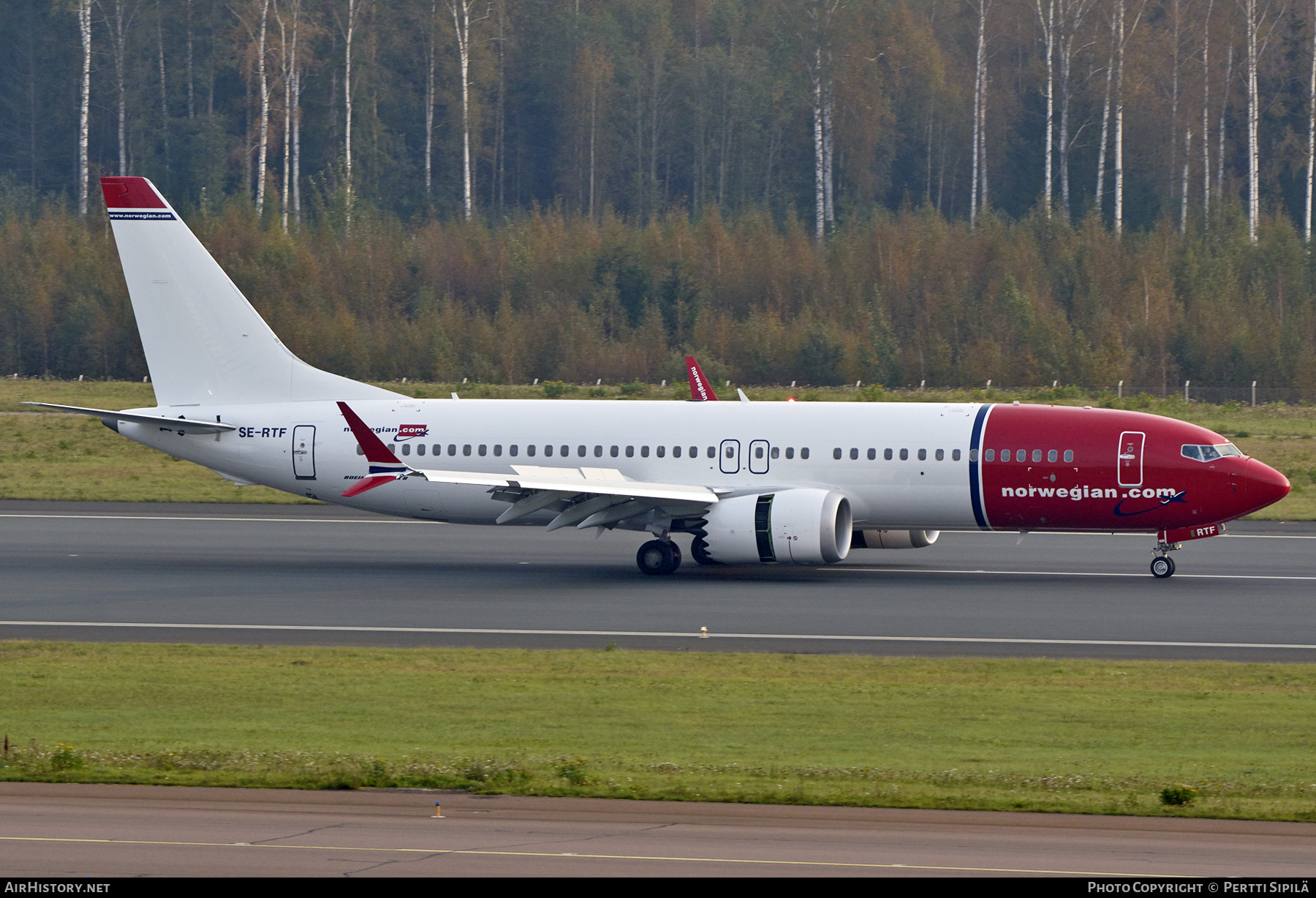 Aircraft Photo of SE-RTF | Boeing 737-8 Max 8 | Norwegian | AirHistory.net #606860
