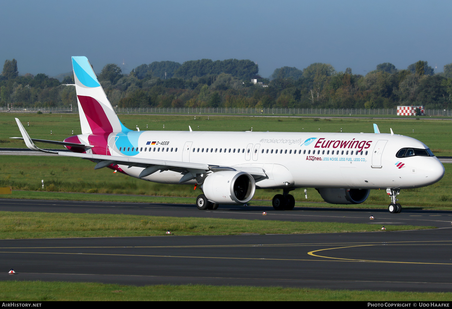 Aircraft Photo of D-AEEB | Airbus A321-251NX | Eurowings | AirHistory.net #606865