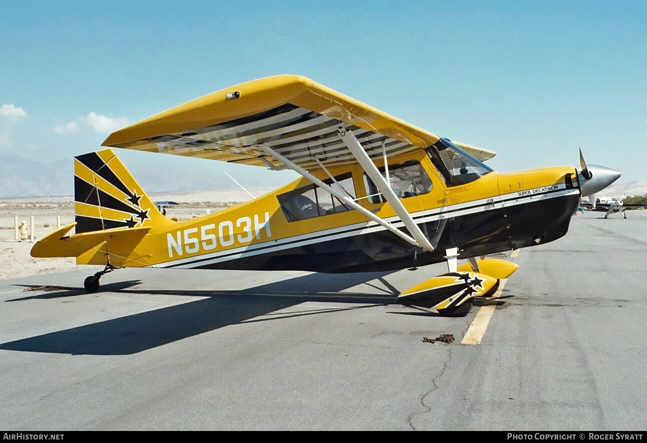 Aircraft Photo of N5503H | Bellanca 8KCAB Super Decathlon | AirHistory.net #606928