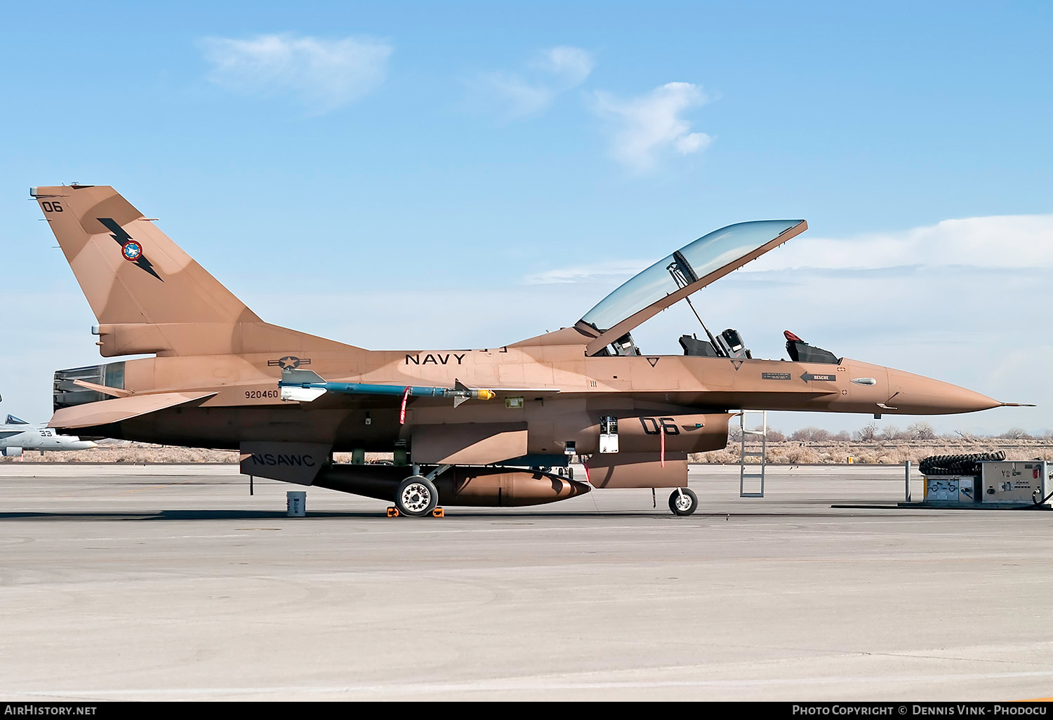 Aircraft Photo of 920460 | Lockheed F-16B Fighting Falcon | USA - Navy | AirHistory.net #606932
