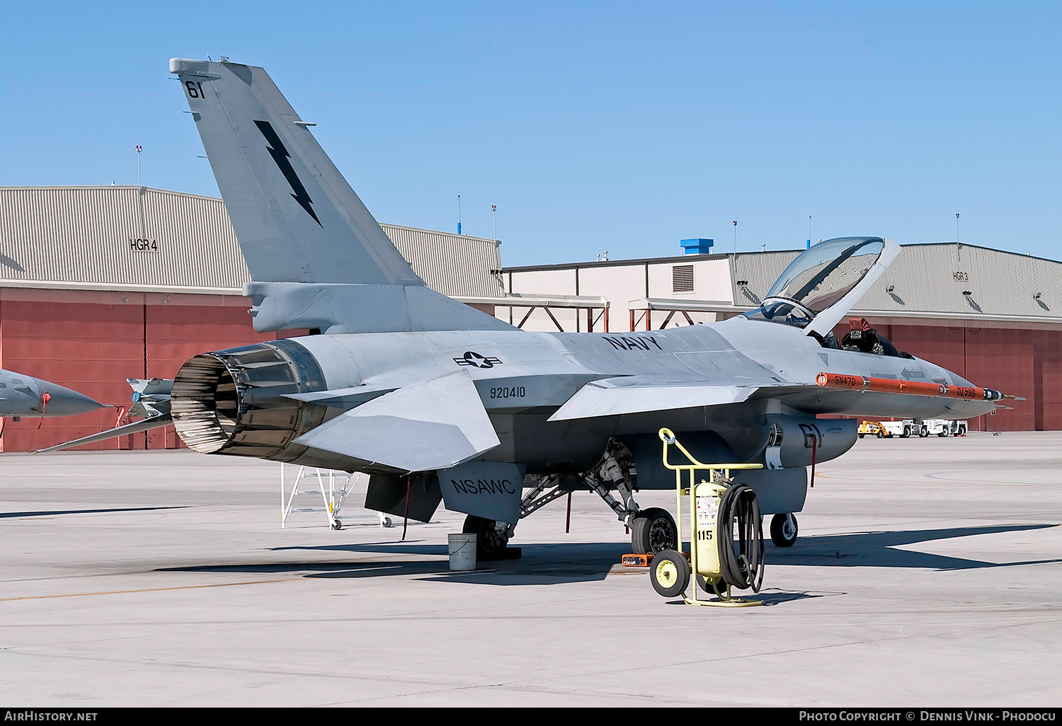 Aircraft Photo of 920410 | General Dynamics F-16A Fighting Falcon | USA - Navy | AirHistory.net #606950