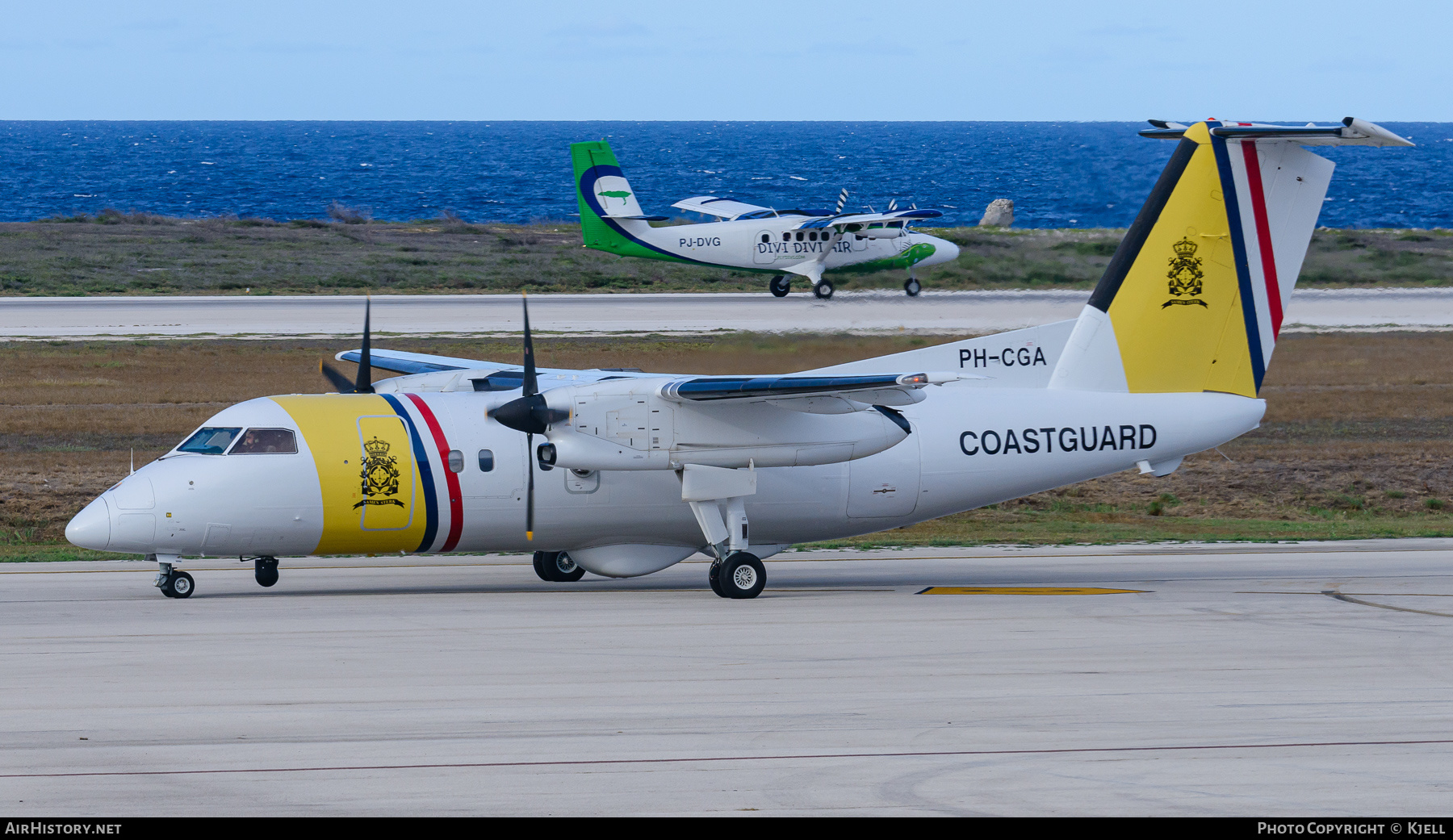 Aircraft Photo of PH-CGA | De Havilland Canada DHC-8-106 Dash 8 MPA | Coast Guard - Kustwacht Caribisch Gebied | AirHistory.net #606955