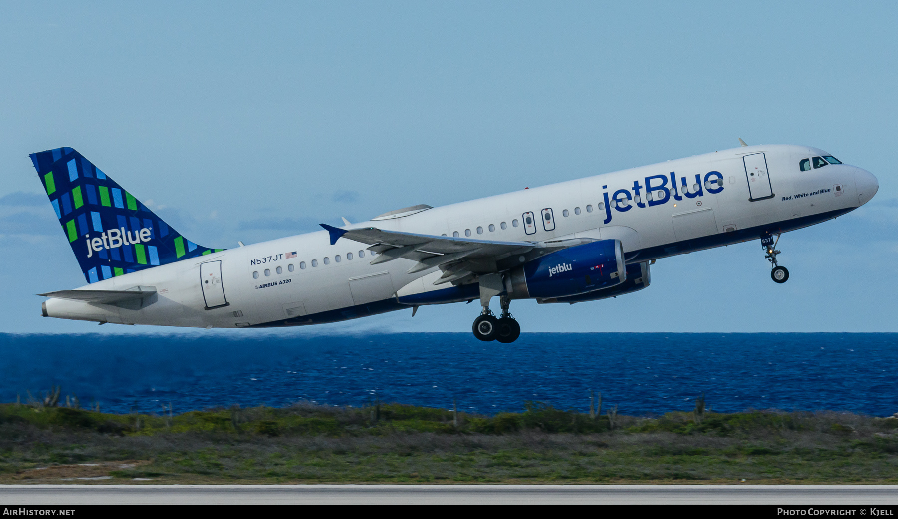 Aircraft Photo of N537JT | Airbus A320-232 | JetBlue Airways | AirHistory.net #606986