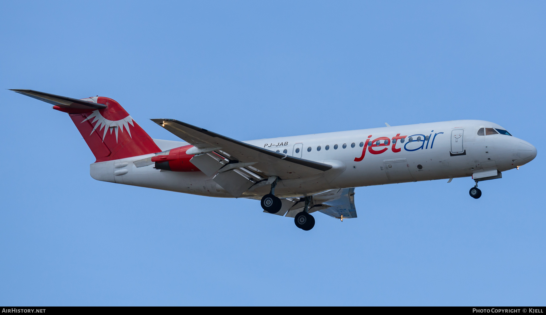 Aircraft Photo of PJ-JAB | Fokker 70 (F28-0070) | Jetair Caribbean | AirHistory.net #606990
