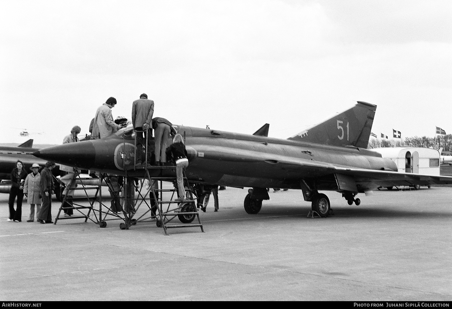 Aircraft Photo of 35351 | Saab J35D Draken | Sweden - Air Force | AirHistory.net #607005