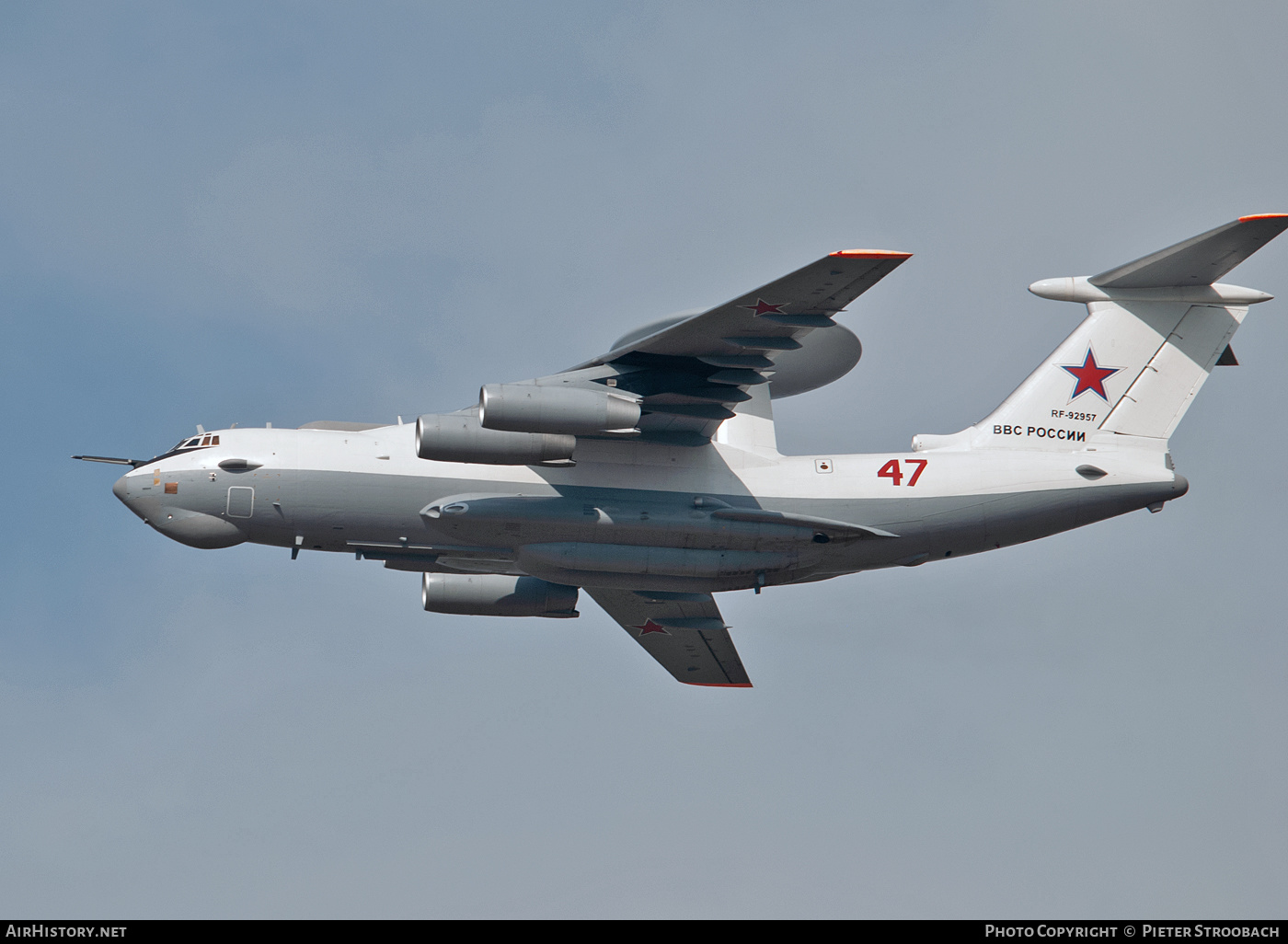 Aircraft Photo of RF-92957 | Beriev A-50U | Russia - Air Force | AirHistory.net #607025