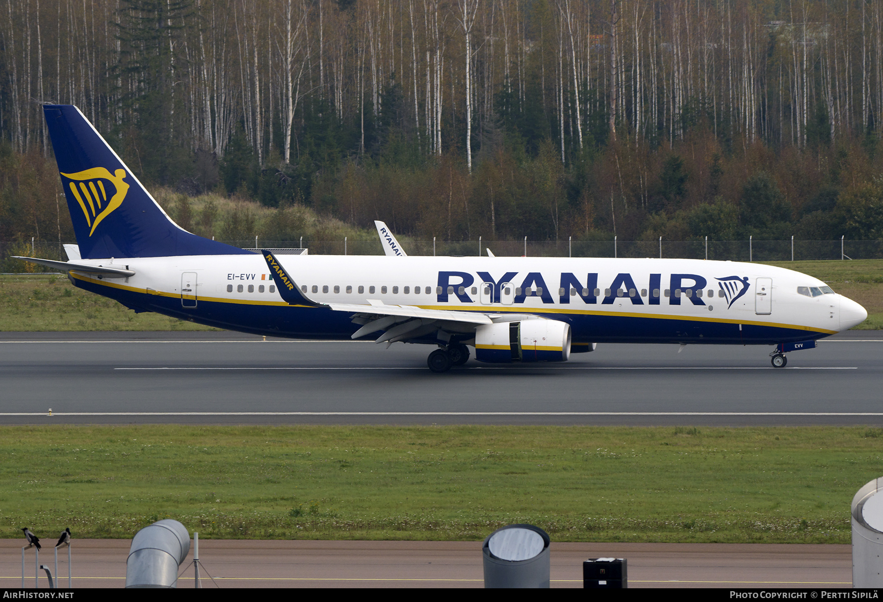 Aircraft Photo of EI-EVV | Boeing 737-8AS | Ryanair | AirHistory.net #607026