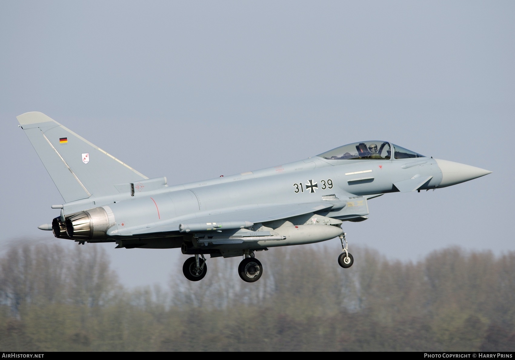 Aircraft Photo of 3139 | Eurofighter EF-2000 Typhoon S | Germany - Air Force | AirHistory.net #607040