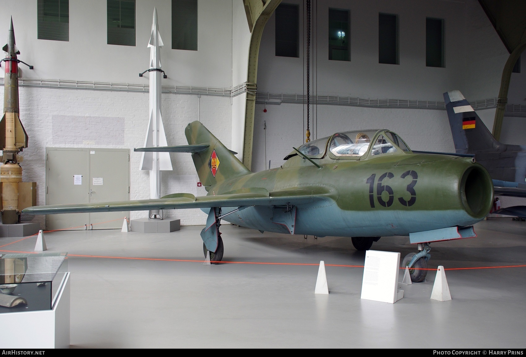 Aircraft Photo of 163 | Mikoyan-Gurevich MiG-15UTI | East Germany - Air Force | AirHistory.net #607042