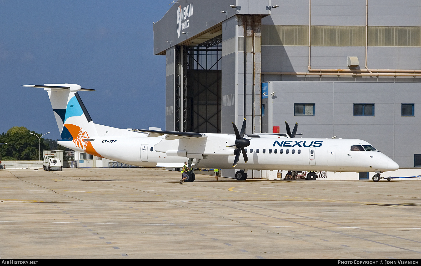 Aircraft Photo of OY-YFE | Bombardier DHC-8-402 Dash 8 | Nexus Airlines | AirHistory.net #607066