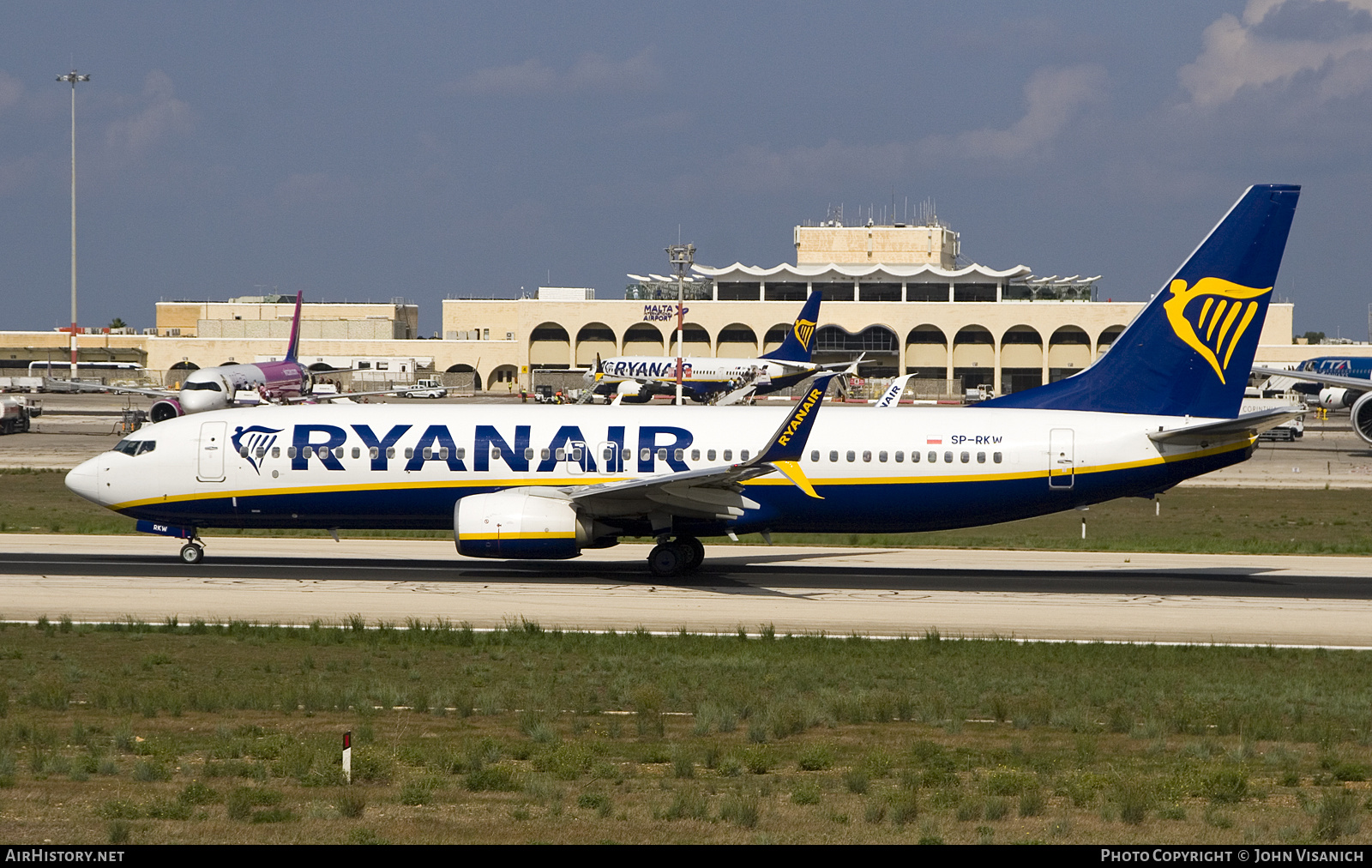 Aircraft Photo of SP-RKW | Boeing 737-8AS | Ryanair | AirHistory.net #607070