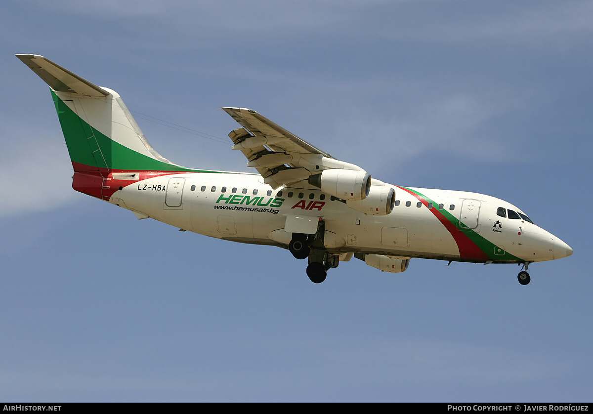 Aircraft Photo of LZ-HBA | British Aerospace BAe-146-200 | Hemus Air | AirHistory.net #607100