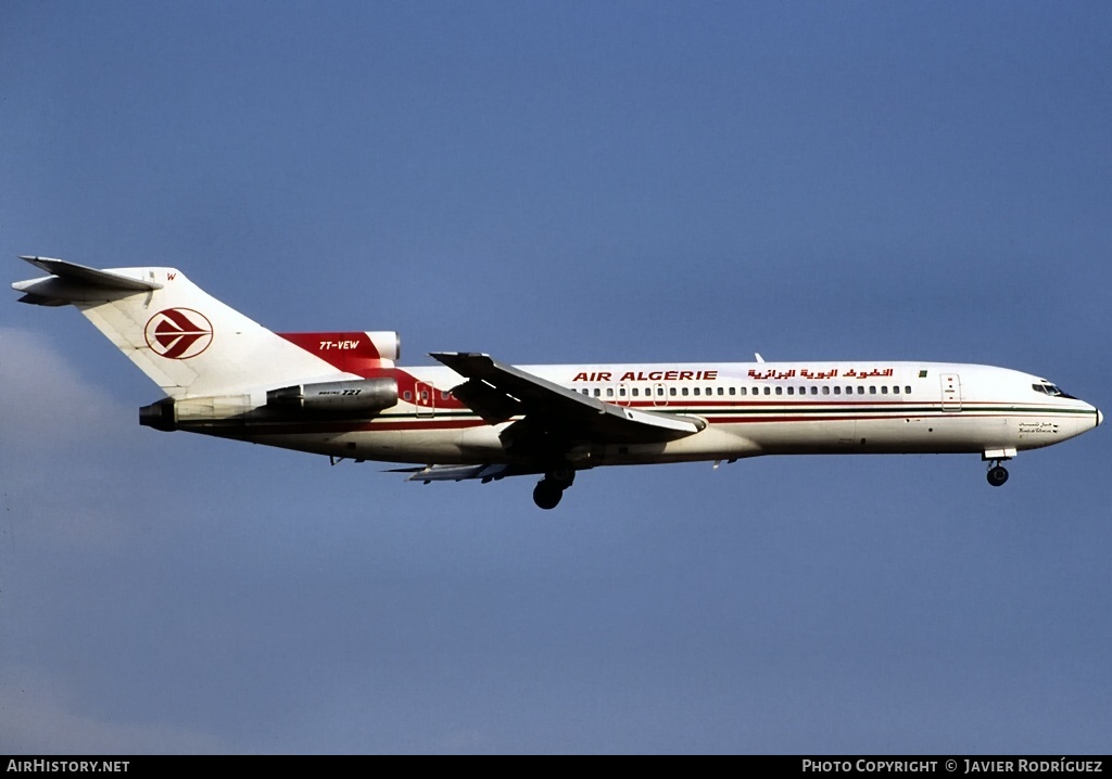 Aircraft Photo of 7T-VEW | Boeing 727-2D6/Adv | Air Algérie | AirHistory.net #607102