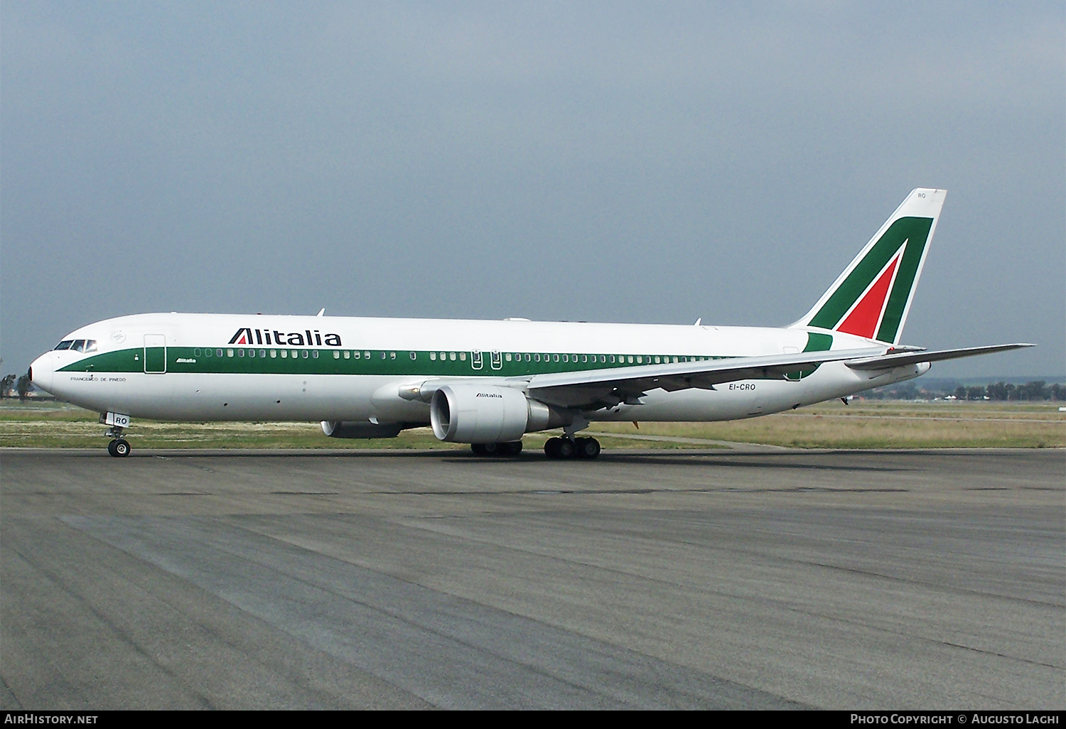 Aircraft Photo of EI-CRO | Boeing 767-3Q8/ER | Alitalia | AirHistory.net #607112