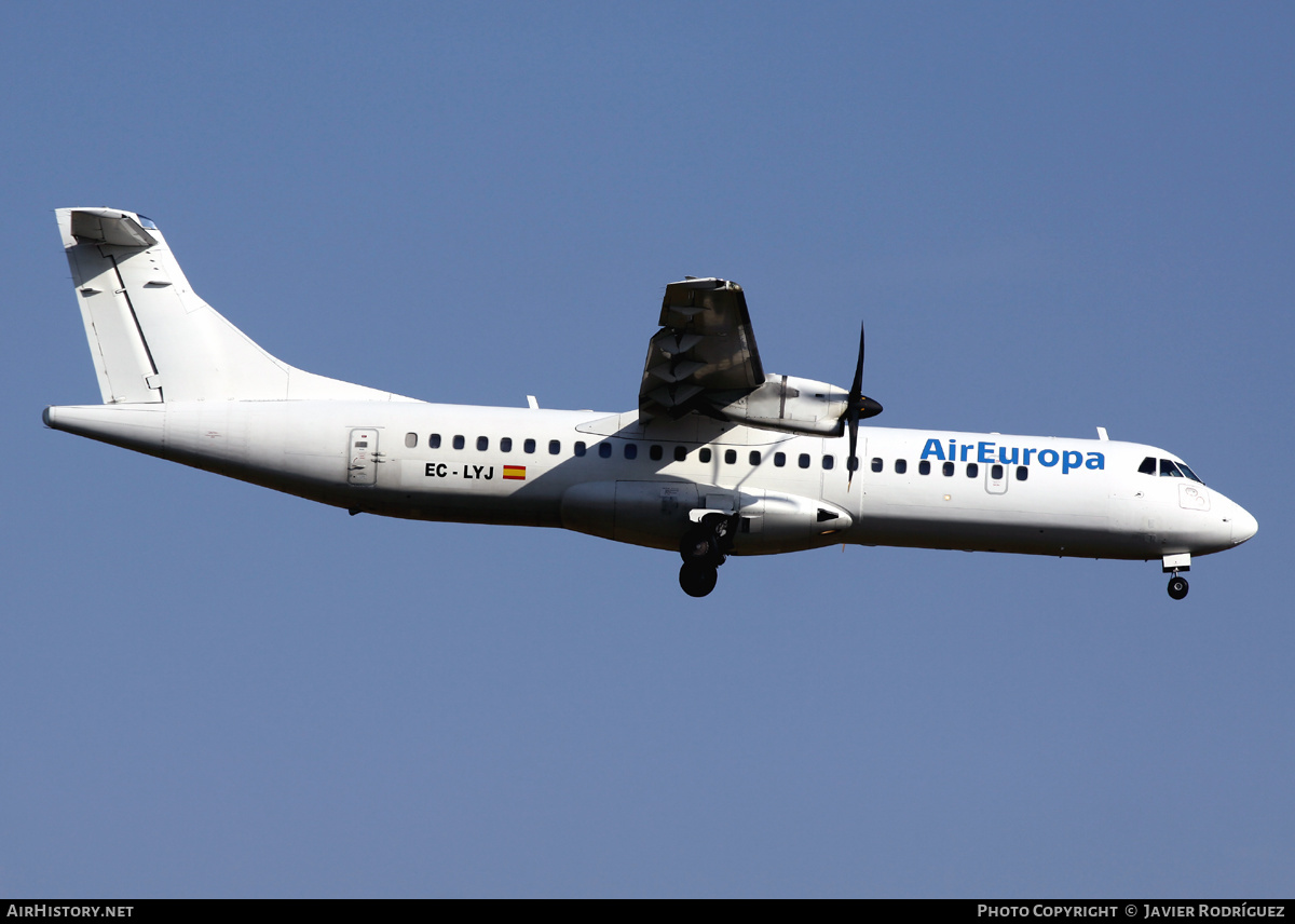 Aircraft Photo of EC-LYJ | ATR ATR-72-500 (ATR-72-212A) | Air Europa | AirHistory.net #607115