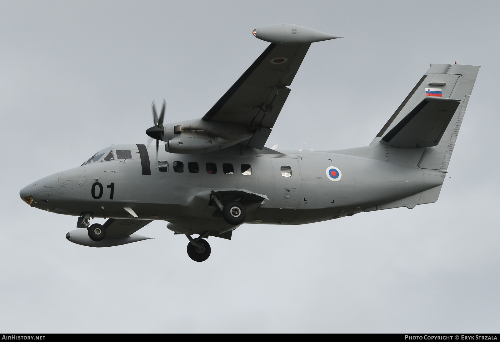 Aircraft Photo of L4-01 | Let L-410UVP-E Turbolet | Slovenia - Air Force | AirHistory.net #607122