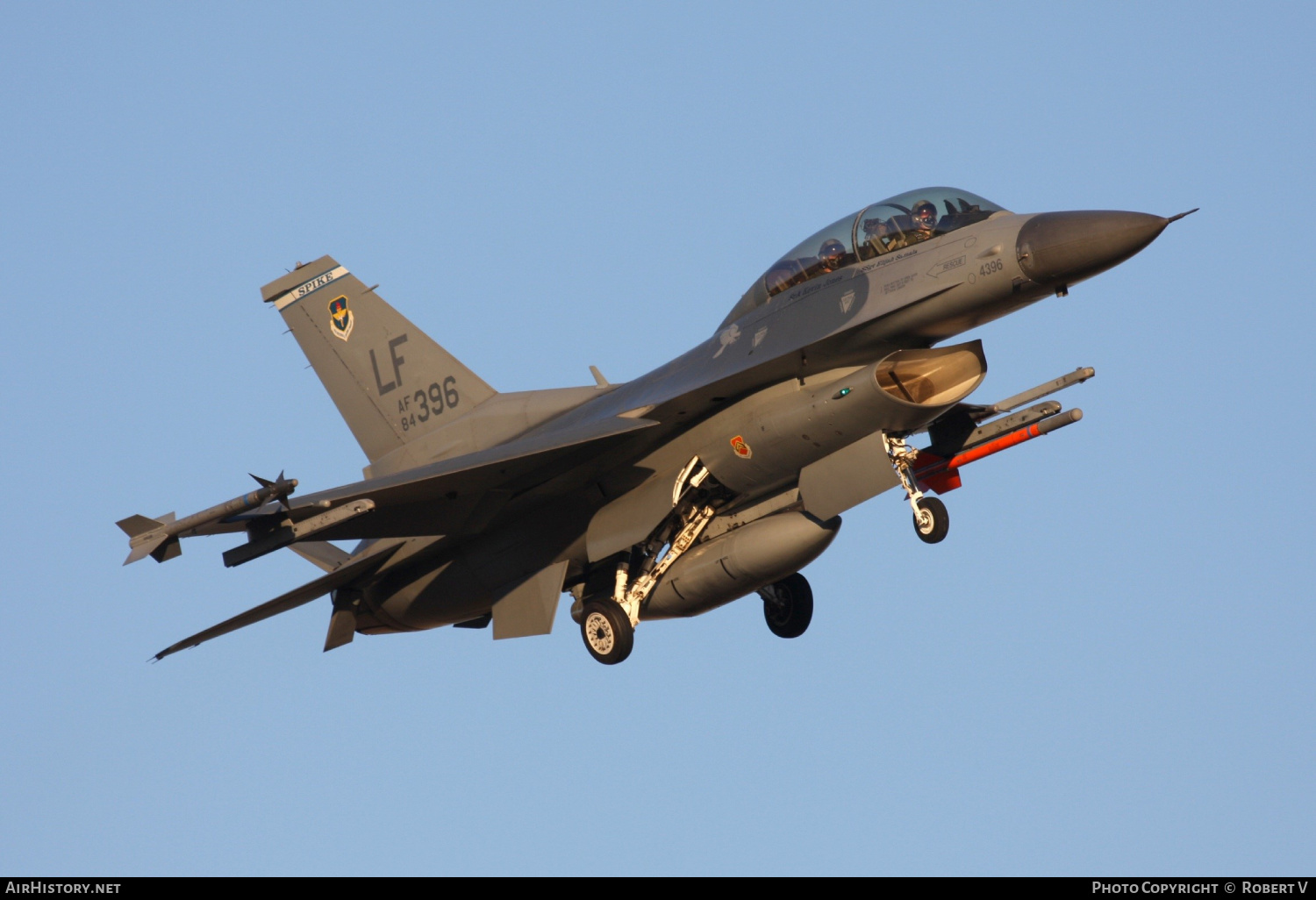 Aircraft Photo of 84-1396 / AF84-396 | General Dynamics F-16D Fighting Falcon | USA - Air Force | AirHistory.net #607157