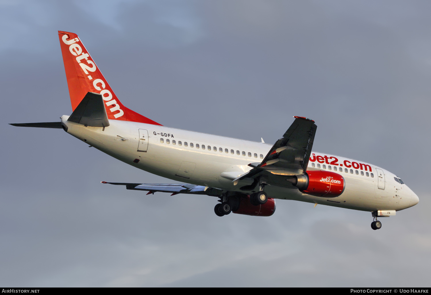Aircraft Photo of G-GDFA | Boeing 737-3G7 | Jet2 | AirHistory.net #607165