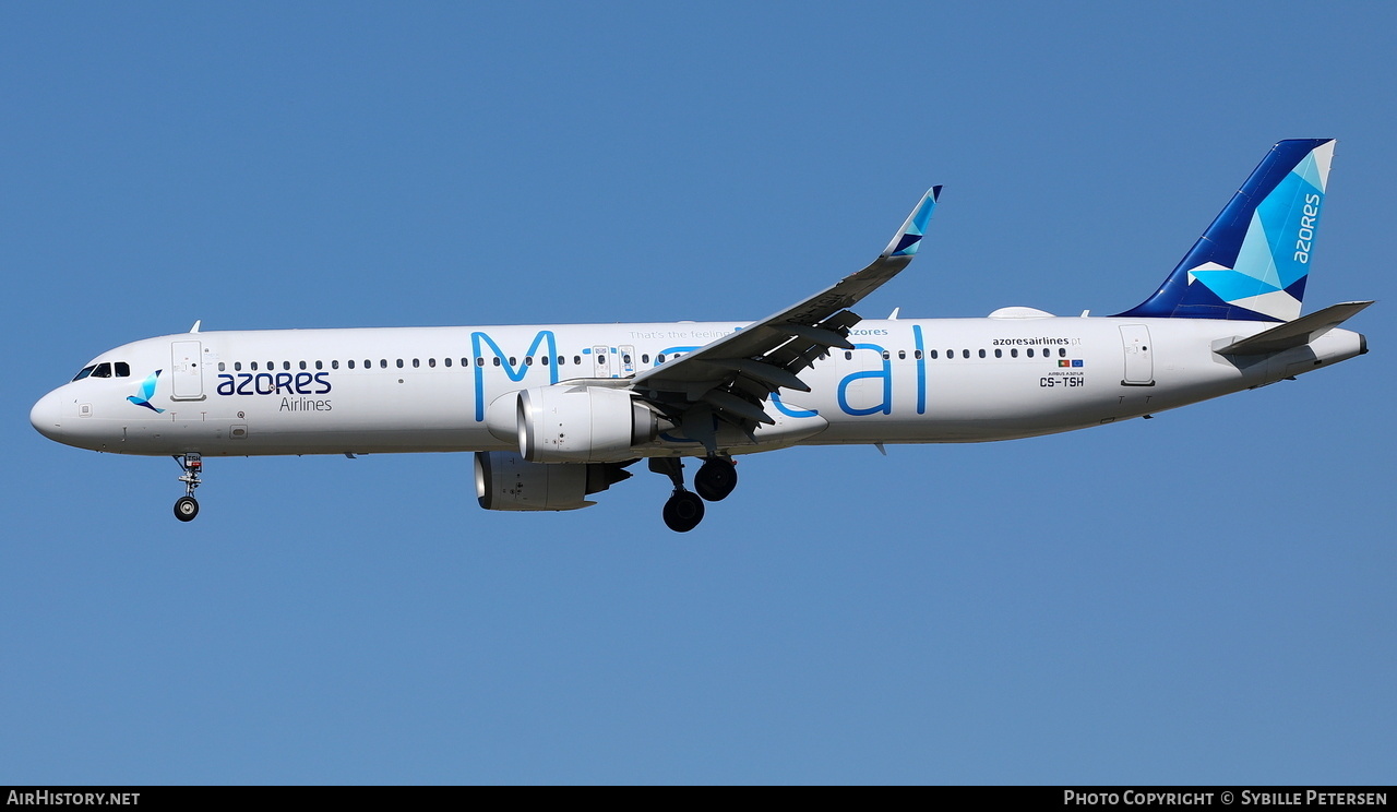 Aircraft Photo of CS-TSH | Airbus A321-253NX | Azores Airlines | AirHistory.net #607204