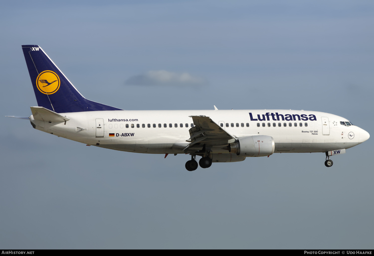 Aircraft Photo of D-ABXW | Boeing 737-330 | Lufthansa | AirHistory.net #607215